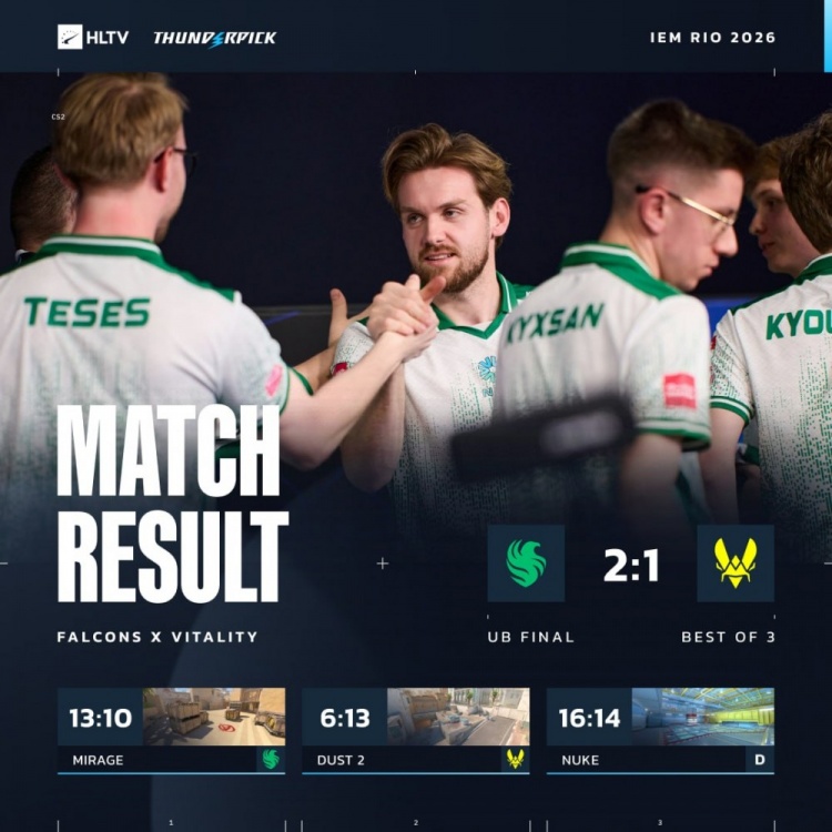 【万博电竞】🎮We are Falcons🖐️😫🤚！猎鹰再擒小蜜蜂 晋级IEM四强