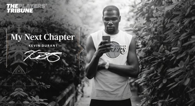 【有道理嘛?】美媒P图调侃杜兰特：若是被横扫估计要来湖人了(图1)