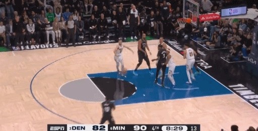  分差上双！戈贝尔脑后帅气摘板助攻康利命中三分球