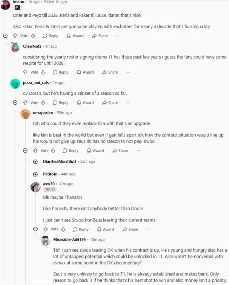 外网热议Keria续约：世界最佳辅助；OFK才是T1核心