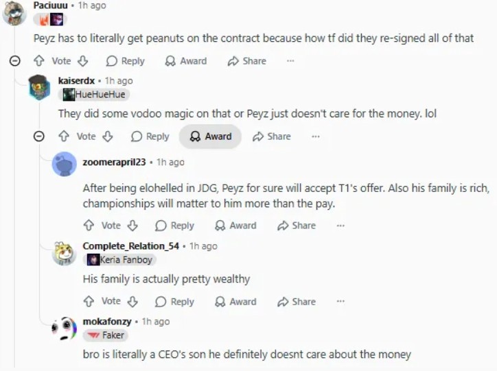 外网热议Keria续约：世界最佳辅助；OFK才是T1核心