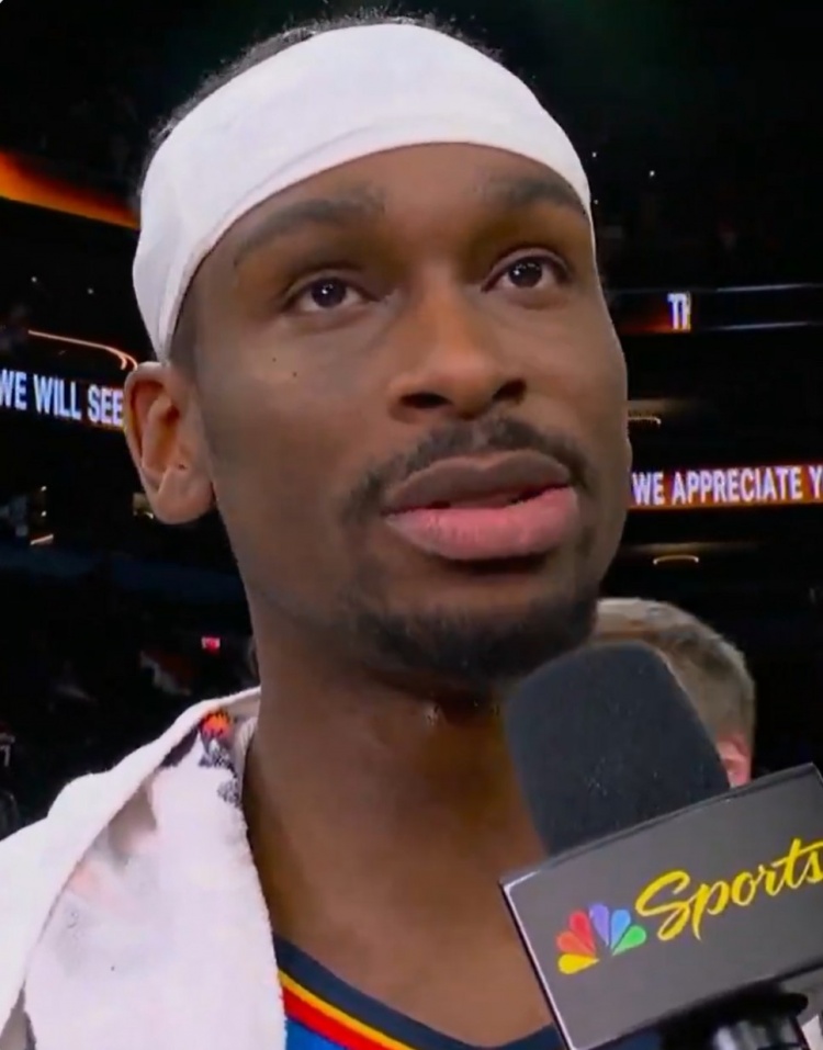 SGA：会继续看火湖系列赛&看看他们的强弱项 知道比赛会是什么样