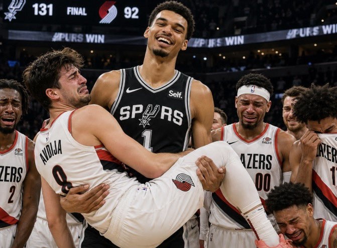 【篮球】键盘侠|福克斯成新球盲鉴定器！开拓者怎敢在文班周围3米内投篮(图1)