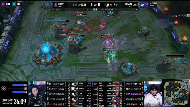🎮本质2-0？K皇妖姬主宰战场 Viper错失五杀 BLG2-1成功复仇NIP