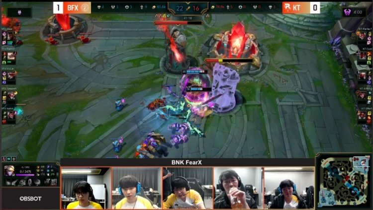 🎮争胜欲望在高涨！Effort持续绕后难逆转 BFX中上野发力横扫KT
