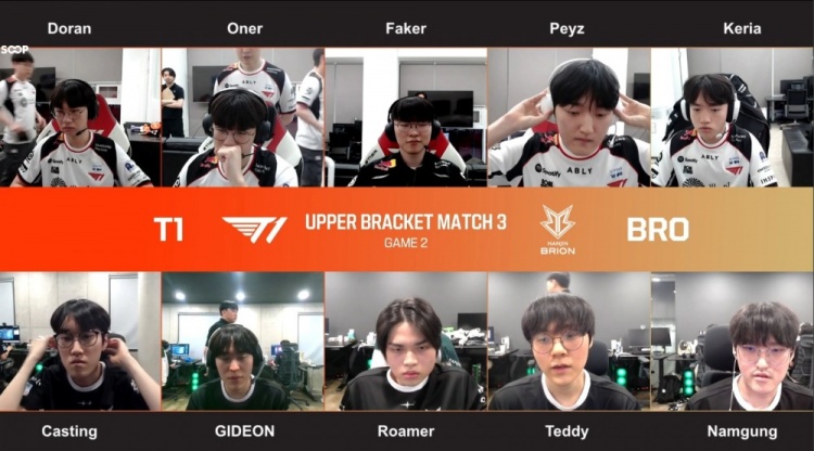 🎮爽爽大乱斗!24分钟57个头 Peyz&Teddy相互单杀 T1速通横扫BRO