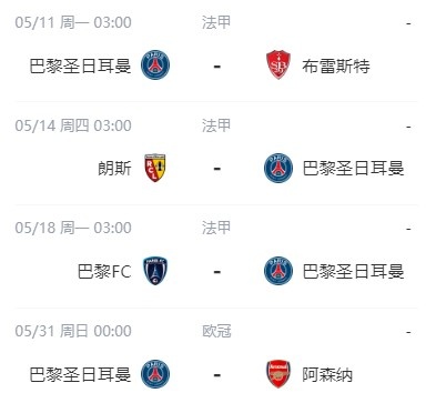 [有道理嘛?]巴黎欧冠决赛备战时间长达13天，而阿森纳只有6天(图2)