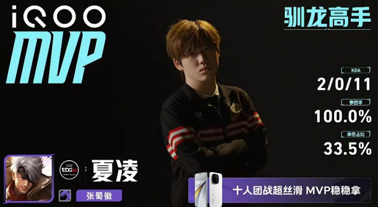 【QY球友会】🎮突破队史 夏凌绝对野核四连MVP带队挺进六强 EDG 4-2 情久