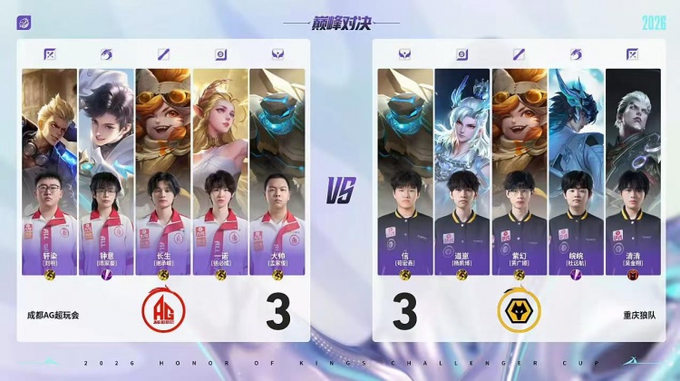 🎮AG完全体鏖战破局复仇狼队 AG 4-3 狼队顺利杀入胜决！