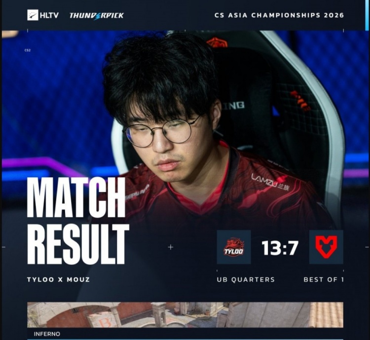 【球盟会】🎮CAC:天禄小镇!进攻战术多变+火力强劲 TYLOO首场击败MOUZ