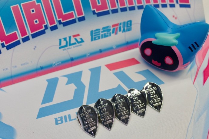 BLG分享周最佳阵容徽章:Week6全员周最佳——五小碧厉害喵