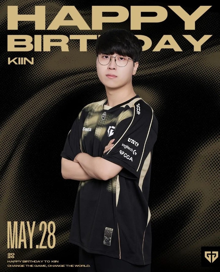 GEN为Kiin送上生日祝福:🎉 Happy Kiin Day 🎉 