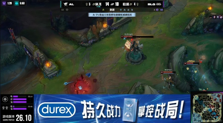 【万博电竞】🎮戛然而止！Bin塞恩城墙坚决抗伤 BLG果断强行拆家杀死比赛
