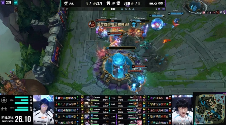 【万博电竞】🎮戛然而止！Bin塞恩城墙坚决抗伤 BLG果断强行拆家杀死比赛