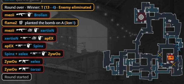 🎮薯薯觉醒屠戮！Zywoo三图57杀 小蜜蜂2-1MOUZ 晋级2-1组