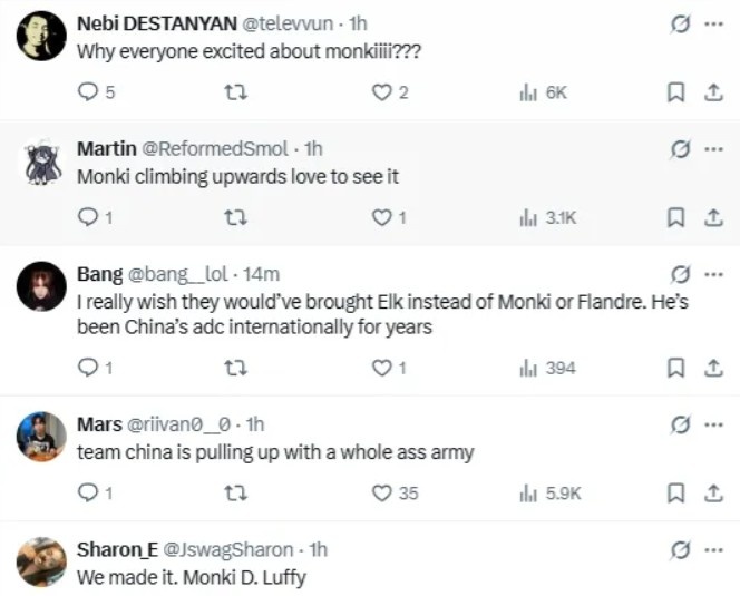 Reddit热议ENC大名单:教练太烂了;应该选xun而不是Tian