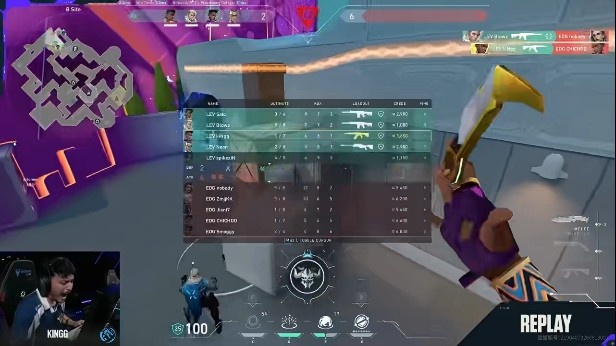 🎮LEV充足火力 Neon钱包大狙精准锁敌取得胜利!LEV 2-0 EDG