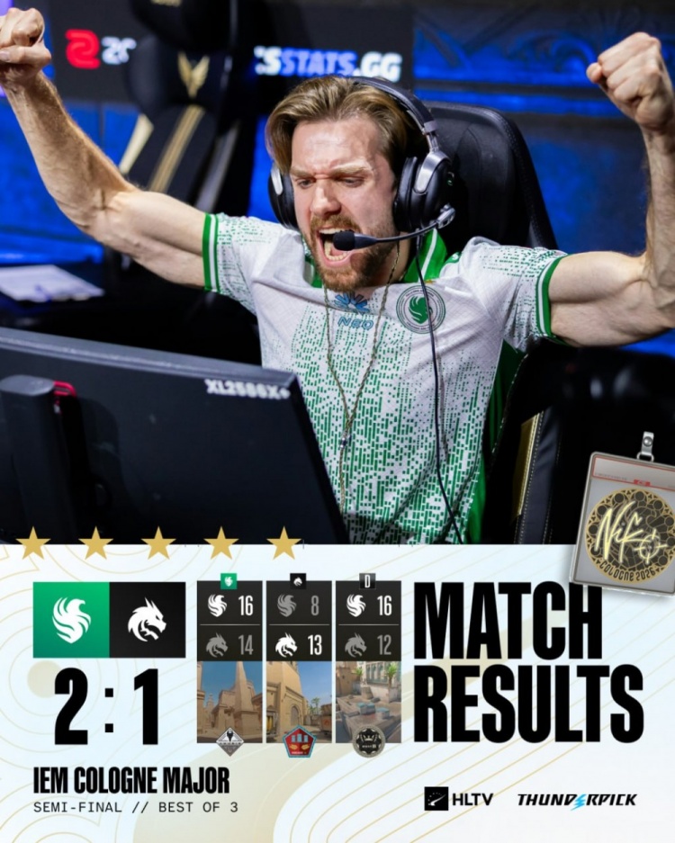 🎮传说的一夜!飞🐉在天&Niko战神附体 猎鹰2-1绿龙晋级决赛