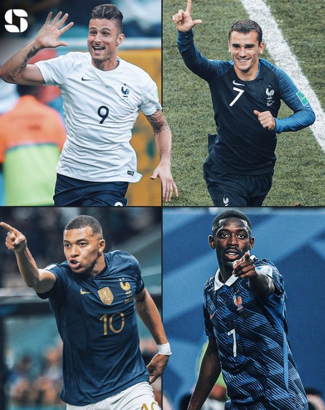 稳定表现！法国队在德尚带队的4届世界杯都能小组头名出线