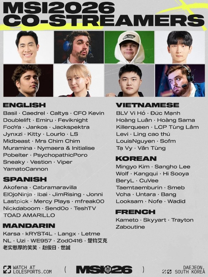 拳头公布26MSI各地区官方二路：Uzi、957、Karsa、Letme等