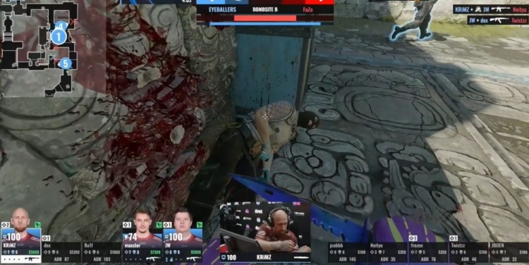 【万博电竞】🎮KRIMZ老当益壮!Twistzz赛点局致命失误 EB赢下图一占据先机