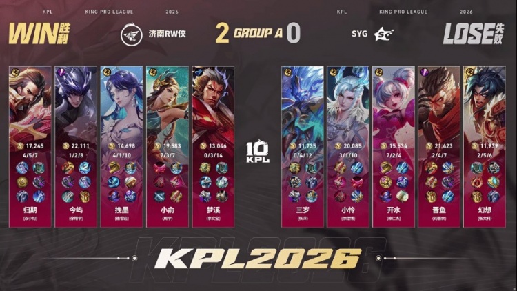 🎮RW手法拉满操作取胜成功零封SYG RW 3-0 SYG