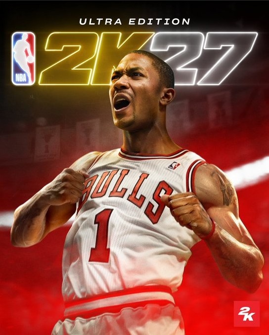 风城玫瑰再绽放！德里克·罗斯成为《NBA 2K27》至尊版封面人物