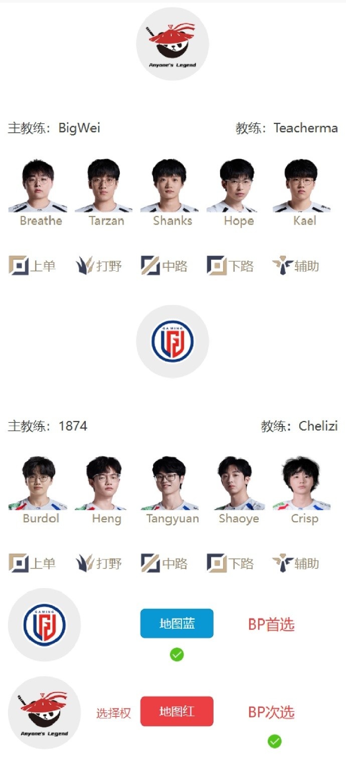 【球盟会】LPL第三赛段7月24日首发:Breathe对位Burdol,Wenbo交手Zdz