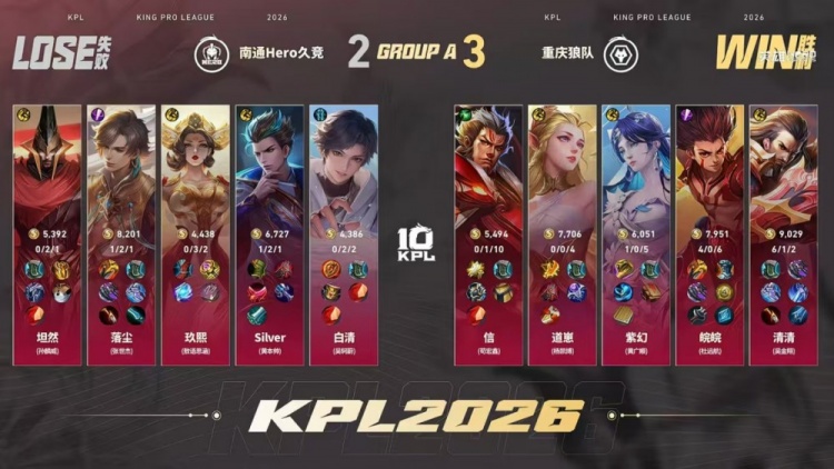 🎮拒绝让二追三!狼队备战卡位赛击溃Hero 狼队 3-2 Hero