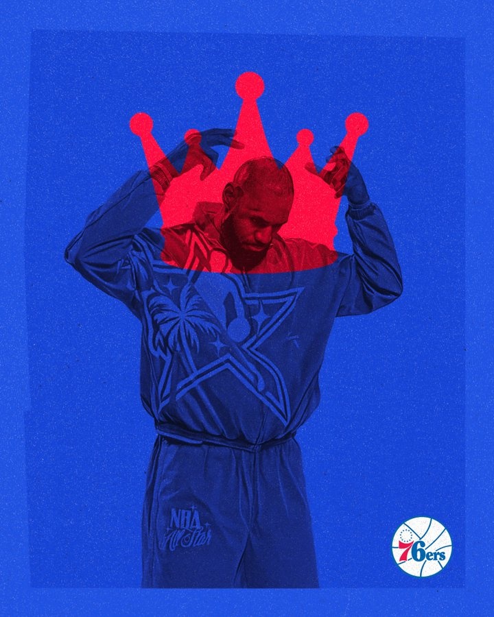 创纪录第24季！NBA官推置顶发帖 晒戴皇冠海报祝贺詹姆斯签约76人