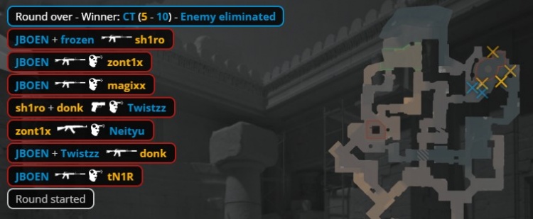 【QY球友会】🎮绝处逢生!zont1x+sh1ro兜底 Spirit2-1淘汰FaZe 晋级决赛