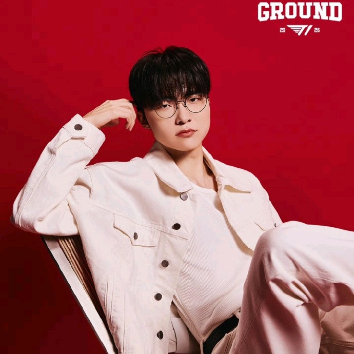 T1选手主场宣传照 Faker：请大家多多关注火热的T1 Home Ground！