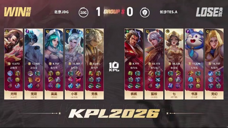🎮JDG零封TES成功锁定胜者组名额 JDG 3-0 TES