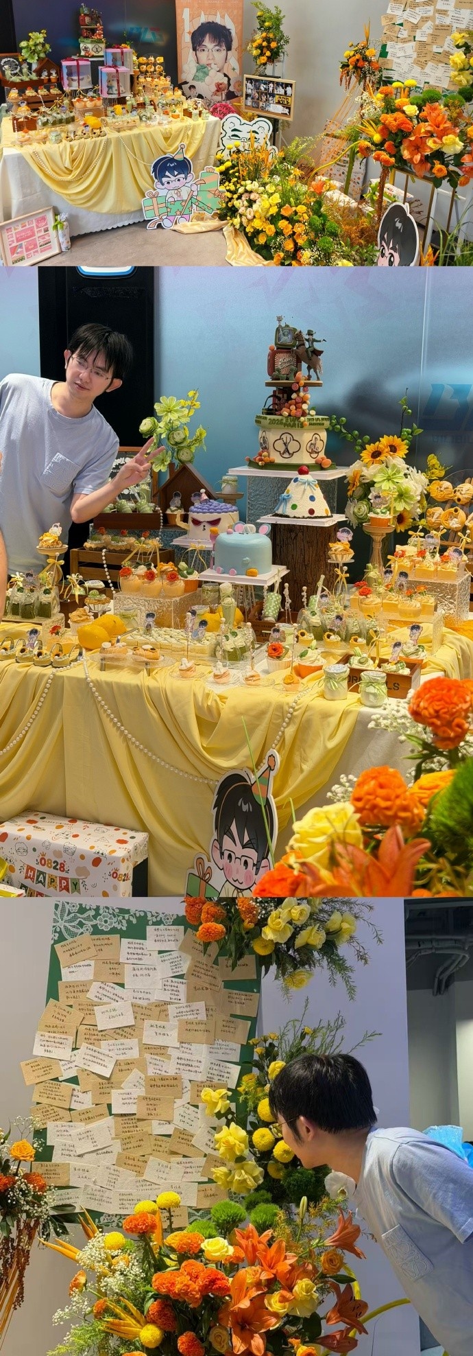 Flandre分享生日返图:多谢 托大家的福今年也热热闹闹过了个生日