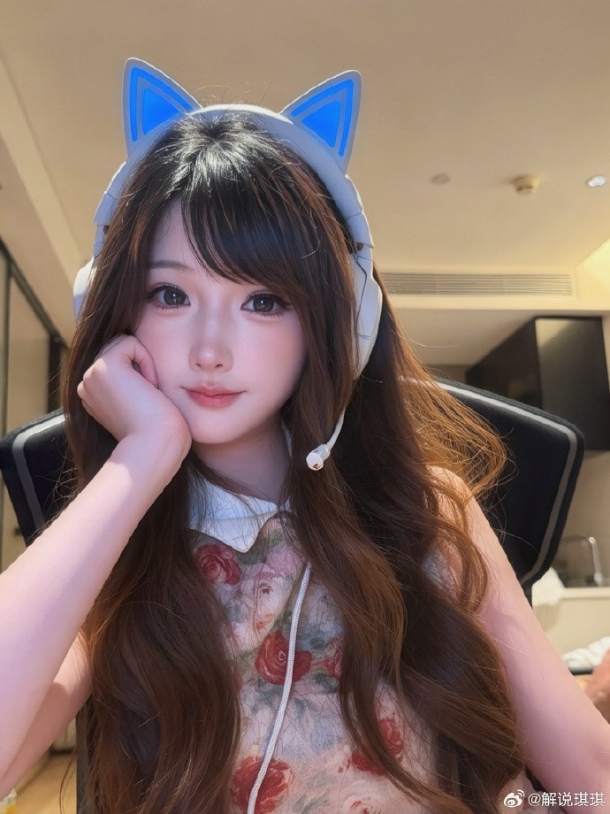 KPL主持人琪琪晒照:新尝试了一套油画造型,你也很为我啄米吧?