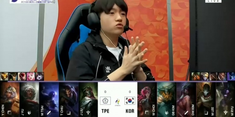 🎮亚运会英雄联盟:Canyon&Zeka下重手 韩国队1-0中国台北队
