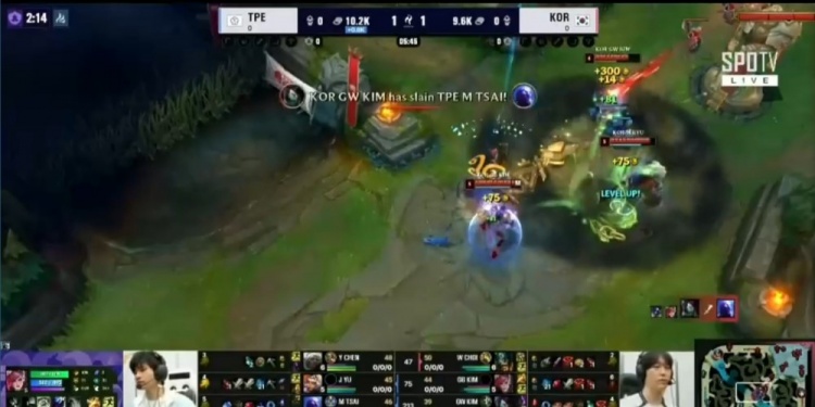 🎮亚运会英雄联盟:Canyon&Zeka下重手 韩国队1-0中国台北队