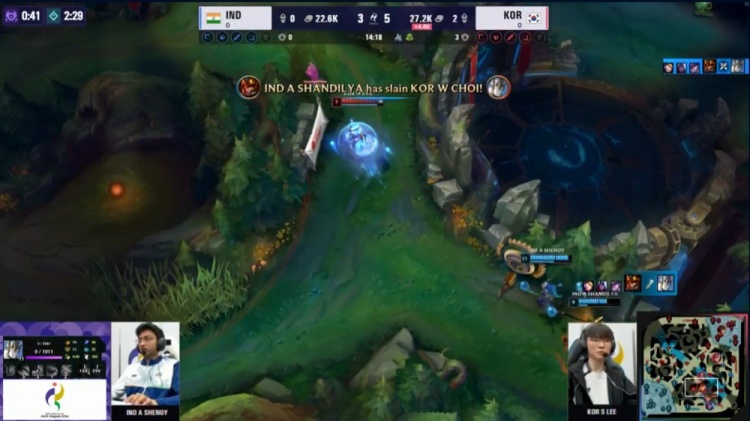 【万博电竞】🎮亚运会英雄联盟:Faker蛇女登场大杀四方 韩国队1-0印度队