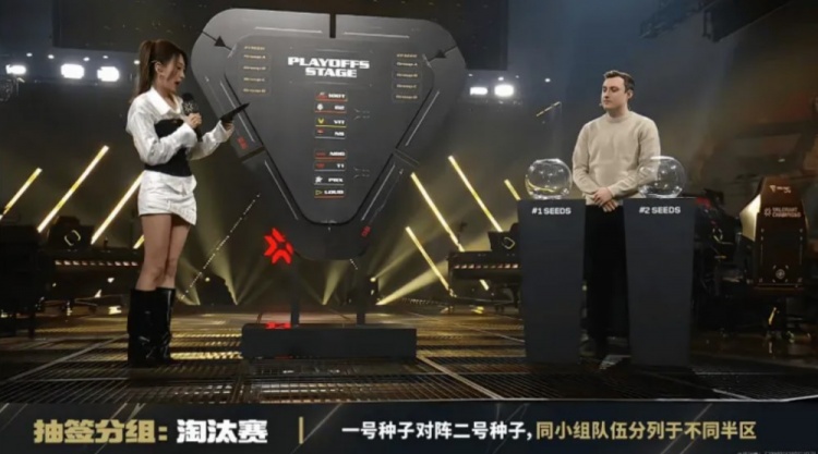 瓦八强抽签结果:PRX对阵LOUD NRG对阵T1;VIT对阵NS 100T对阵G2