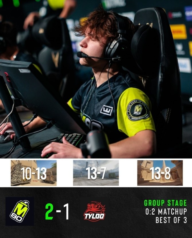 🎮EPL S24:打不过没招!图池熟练度不足 TYLOO瑞士轮0-3出局