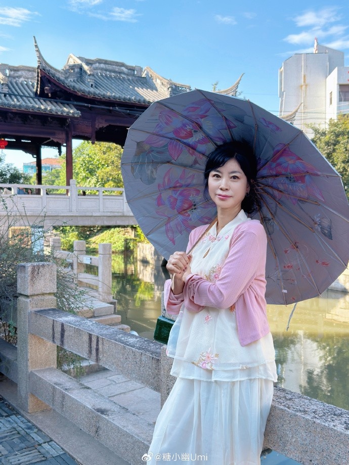 糖小幽分享旅游照：和韩国公婆沙溪一日游哦！人少可以去这里！