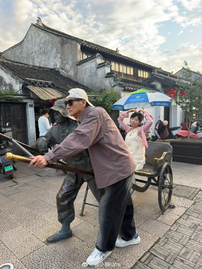 糖小幽分享旅游照：和韩国公婆沙溪一日游哦！人少可以去这里！