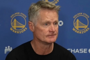 完整版】科尔：今天是伦德博格的欢迎来到NBA时刻 他被上了一课