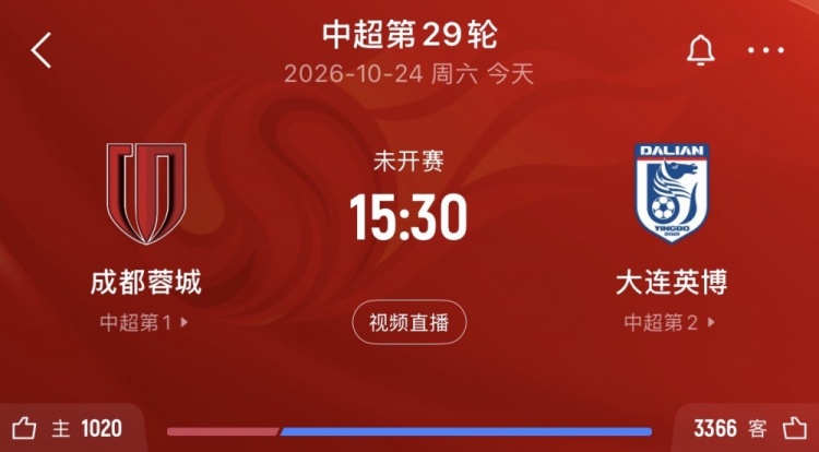 苏东谈争冠战：蓉城今天可以说是背水一战 他们取胜的希望非常大