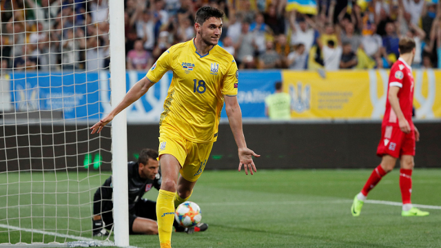 欧预赛-亚尼卓克建功 乌克兰1-0小胜卢森堡
