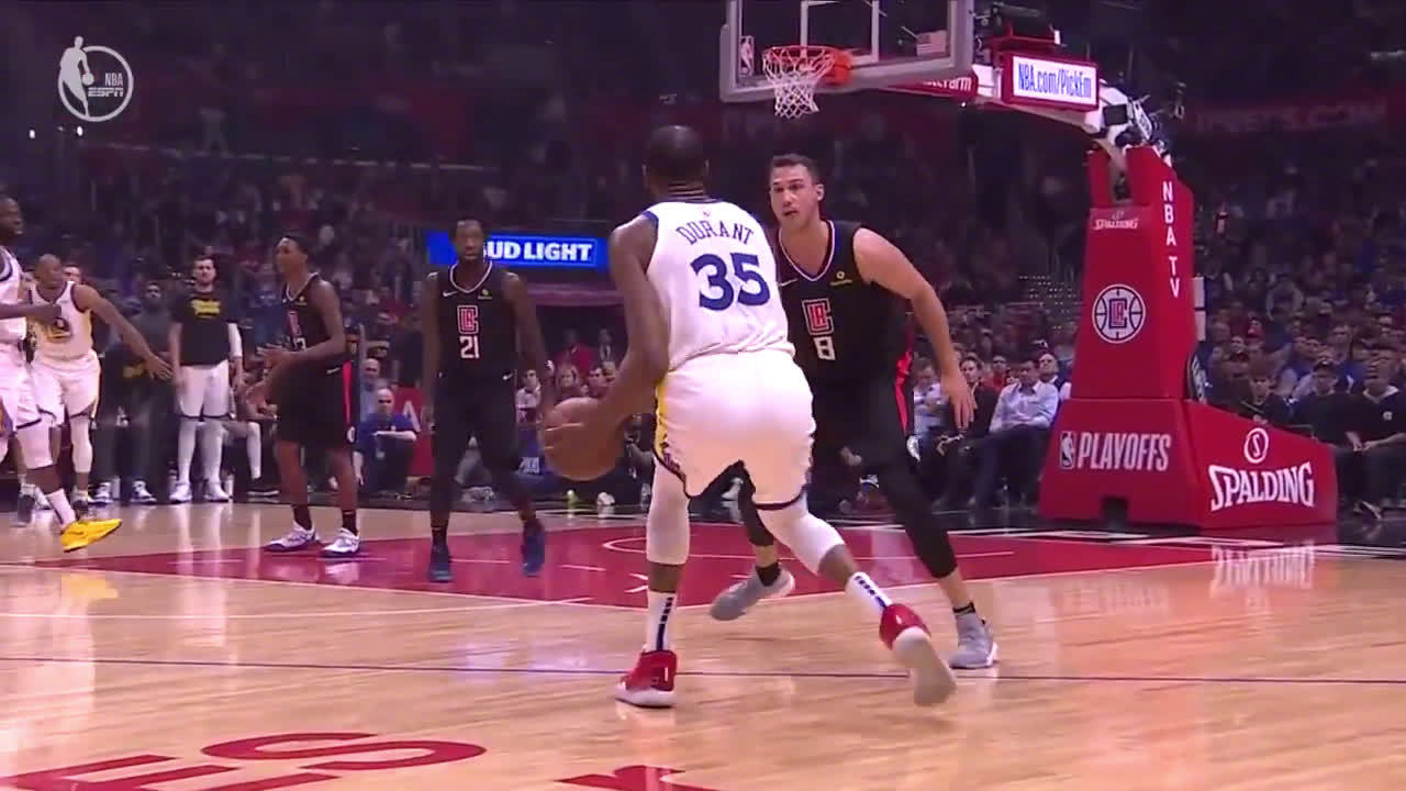 爆发吧燃烧小宇宙 杜兰特对快船狂砍50分集锦