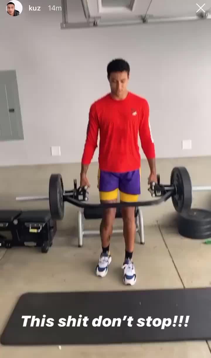 NBA个个不停闲 库兹马社媒晒训练视频