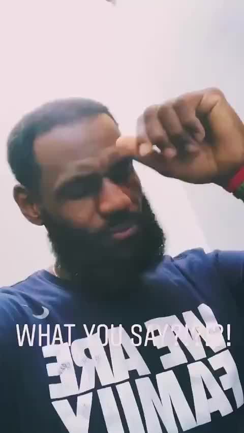 看来是准备进军rap圈了  詹姆斯最新rap力作