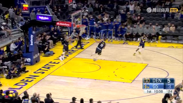 🏀季前赛-库里14分 普尔17分 约基奇17+10 勇士险胜掘金