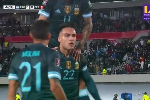 世预赛-劳塔罗破门马丁内斯送点约顿罚失 阿根廷1-0秘鲁